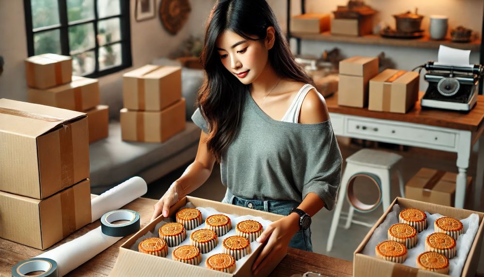 如何把月餅寄到韓國？